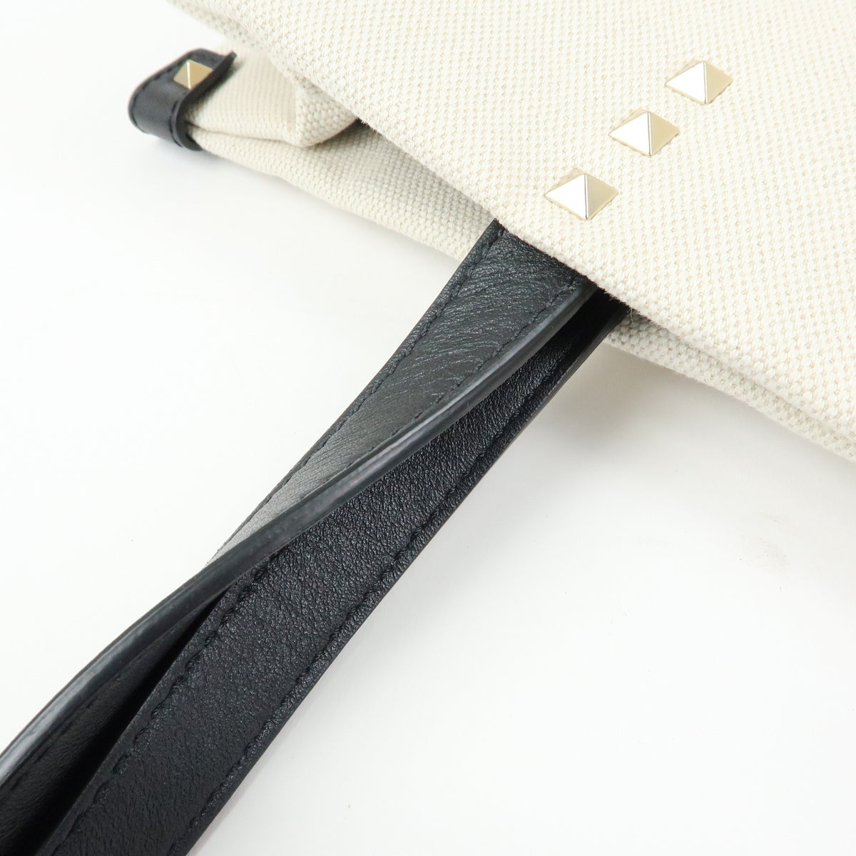 Valentino Garavani Grande Plage VLTN Canvas, Beige, Canvas, Tote Bag