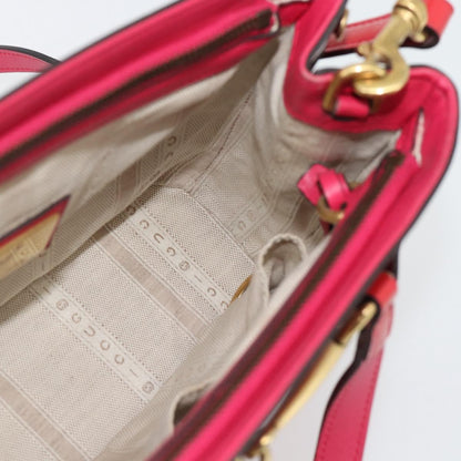 Gucci Bright Bit Convertible Tote Patent, Pink, Patent Leather, Tote Bag
