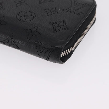 Louis Vuitton Zippy Mahina Leather, Black, Leather, Wallet