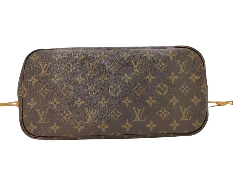 Louis Vuitton Neverfull Monogram, Brown, Canvas, Tote Bag