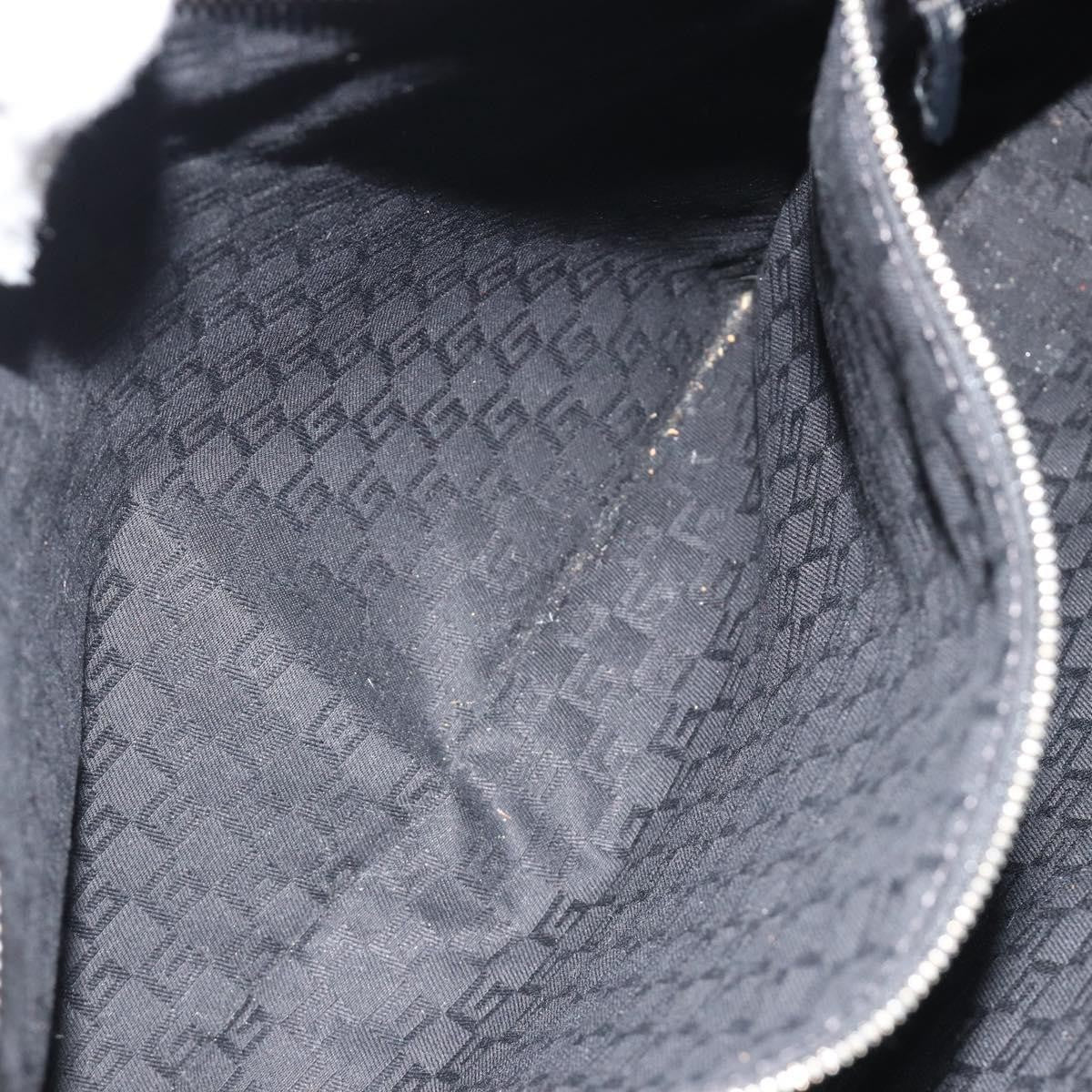 Gucci Reins Web Canvas, Black, Canvas, Shoulder Bag