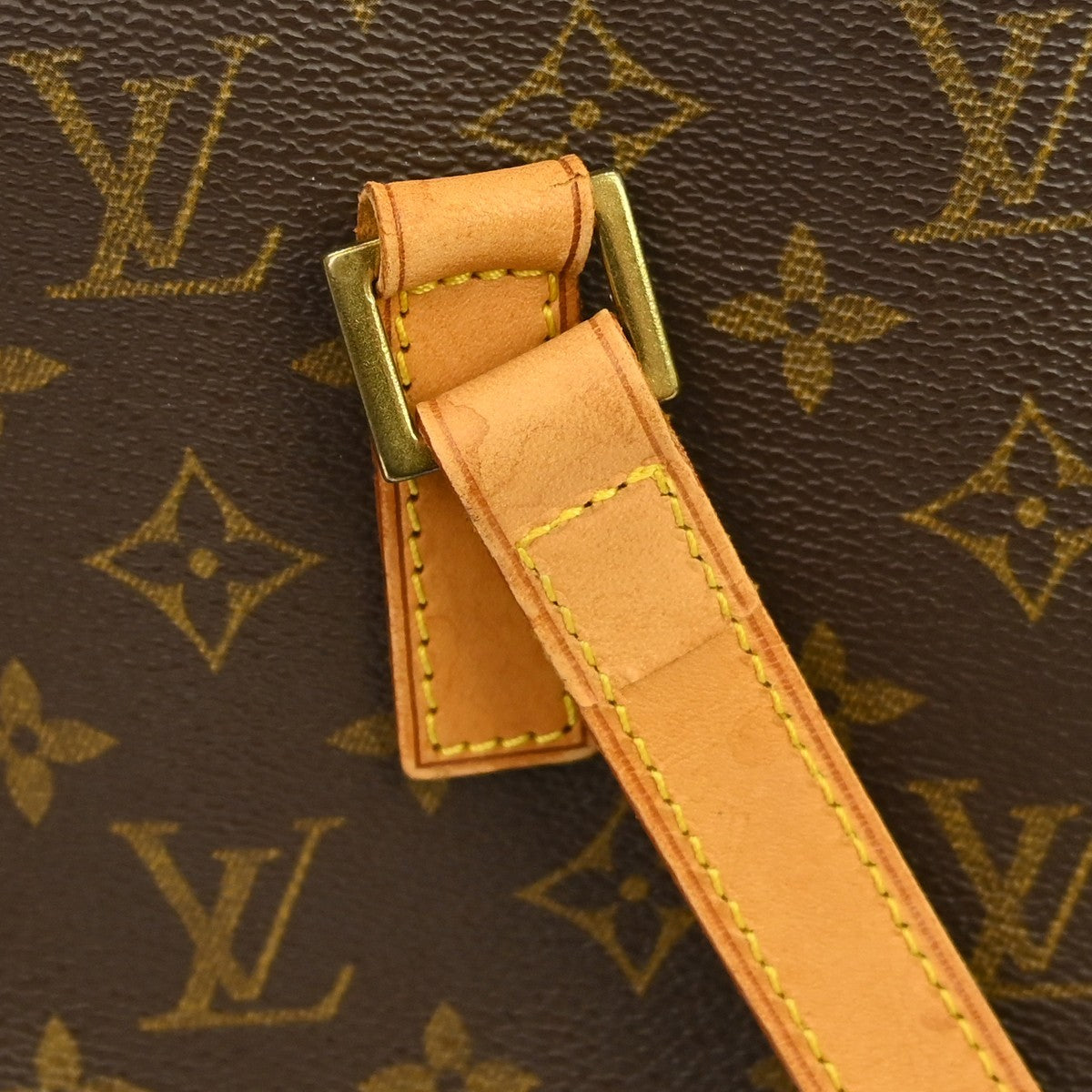 Louis Vuitton Cite Monogram Canvas, Brown, Canvas, Handbag
