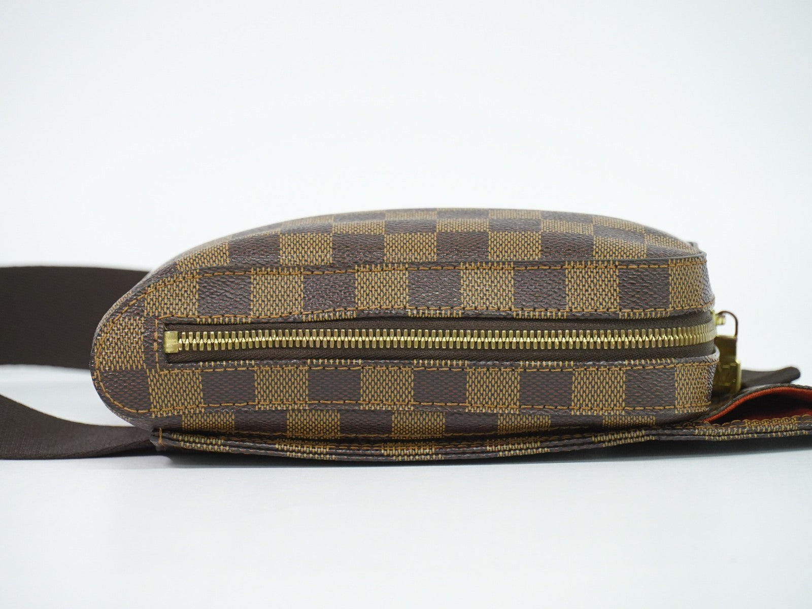 Louis Vuitton Geronimos Damier, Brown, Canvas, Clutch