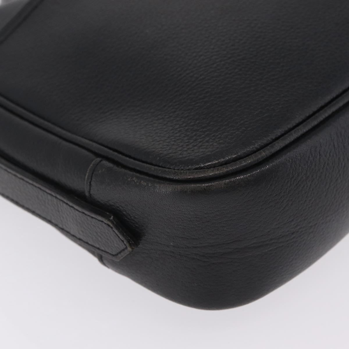 Saint Laurent Vintage Shoulder bag Leather, Black, Leather, Shoulder Bag