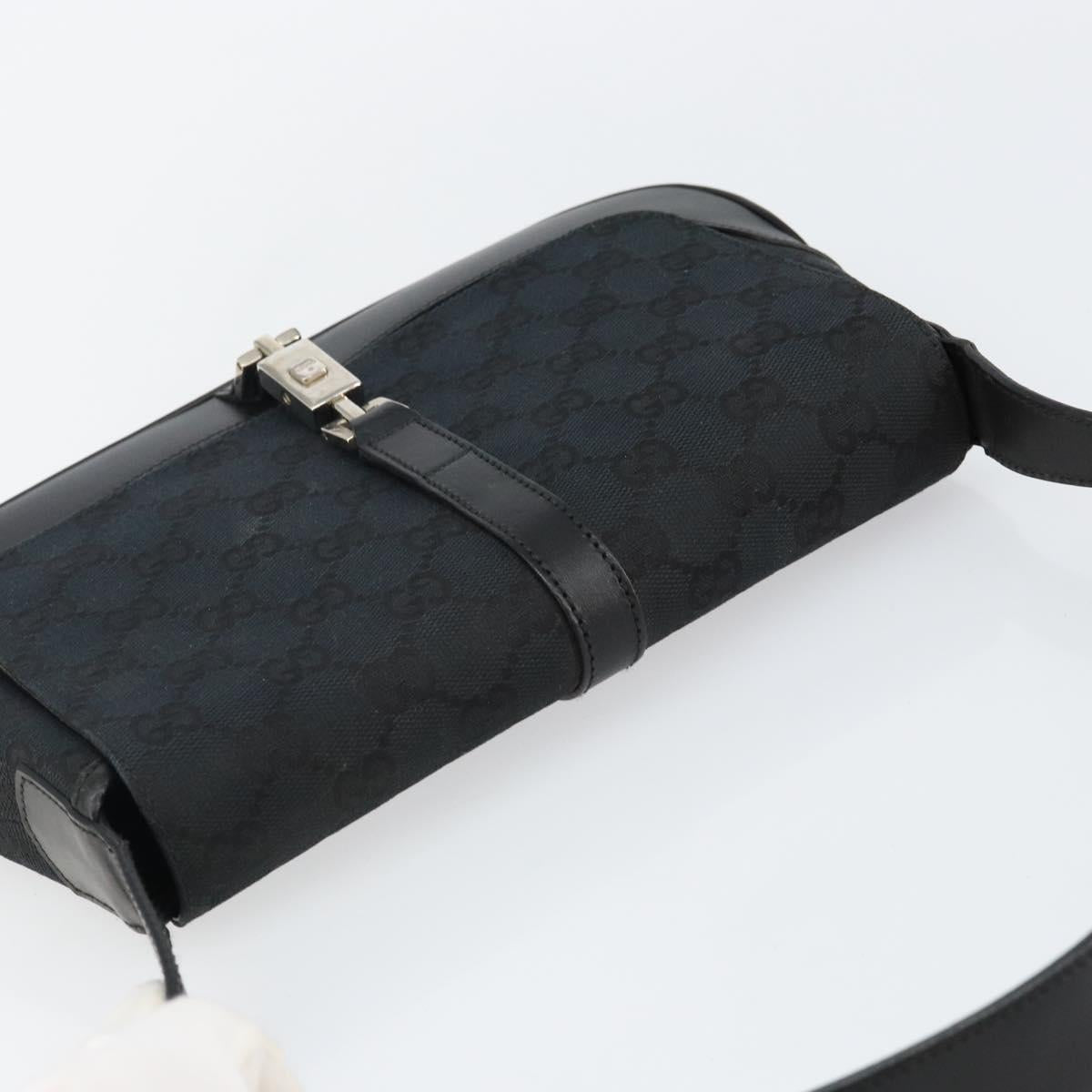 Gucci Vintage Jackie O Web Hobo GG Canvas, BLACK, CANVAS, Shoulder bag