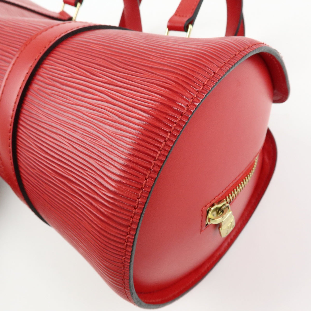 Louis Vuitton Soufflot Epi Leather, Red, Leather, Tote Bag