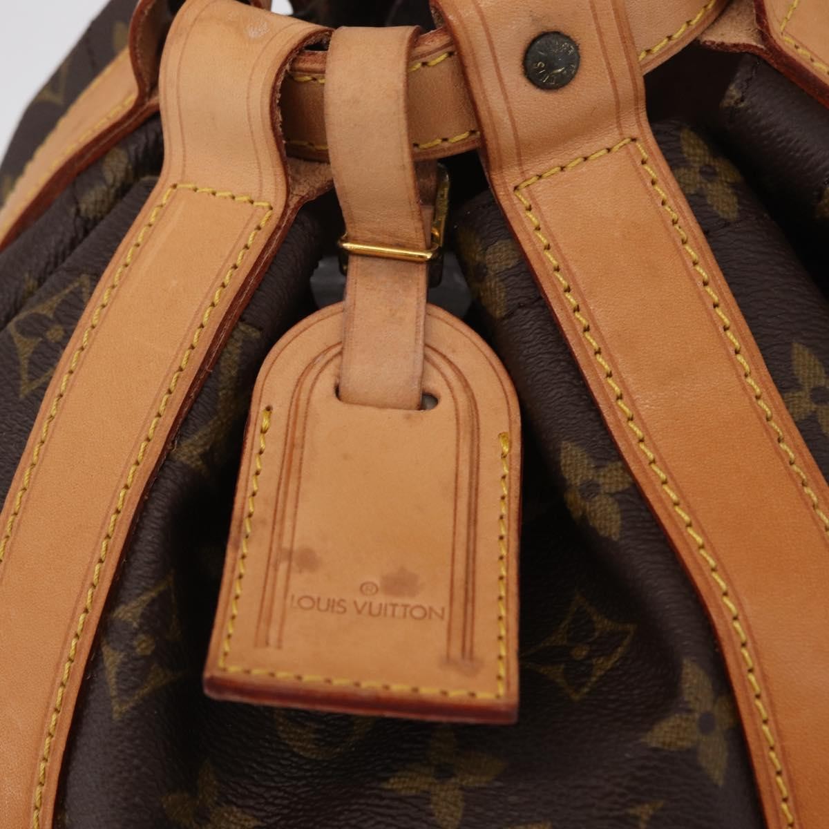 Louis Vuitton Randonnee Monogram Canvas, Brown, Canvas, Backpack
