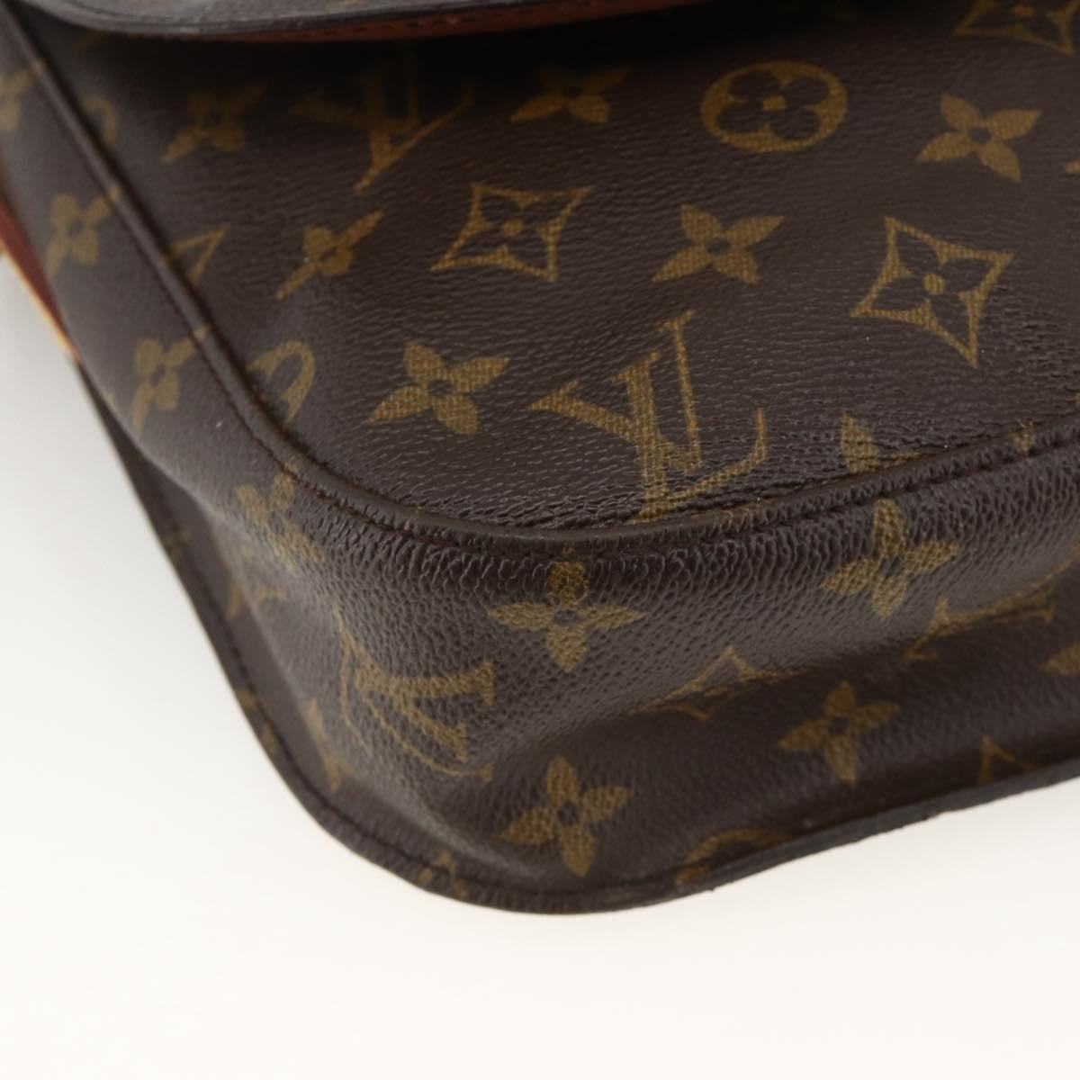 Louis Vuitton Saint Cloud Monogram Canvas, Brown, Canvas, Handbag