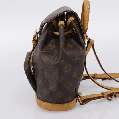 Louis Vuitton Vintage Montsouris Monogram Canvas, Brown, Canvas, Backpack
