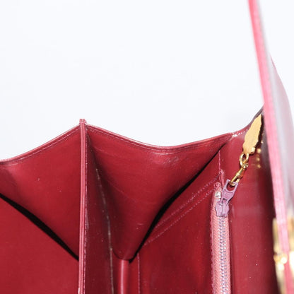 Gucci Vintage Leather, Burgundy, Leather, Handbag
