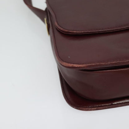 Givenchy Vintage 4G Leather, Burgundy, Leather, Shoulder Bag