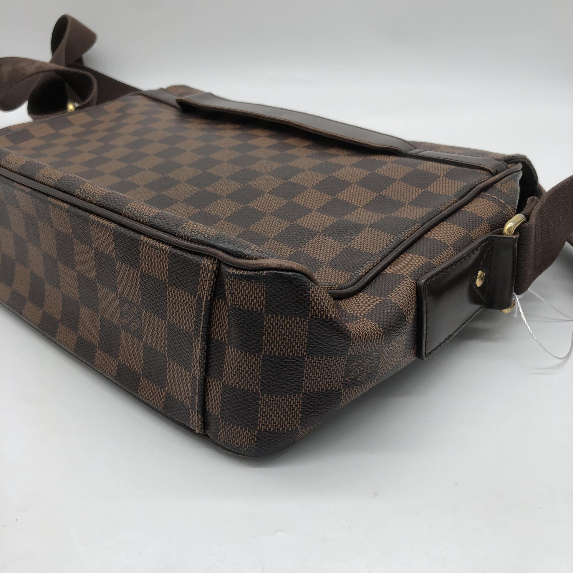 Louis Vuitton Shelton Messenger Damier Ebene, Brown, Canvas, Shoulder Bag