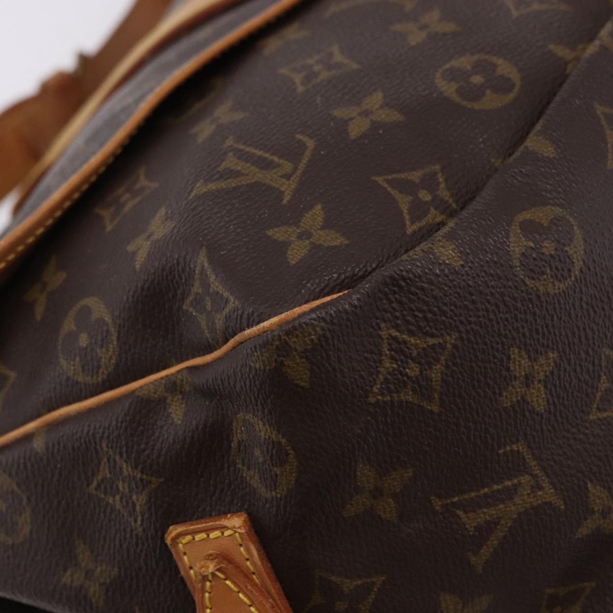Louis Vuitton Saumur Monogram, Brown, Canvas, Shoulder Bag