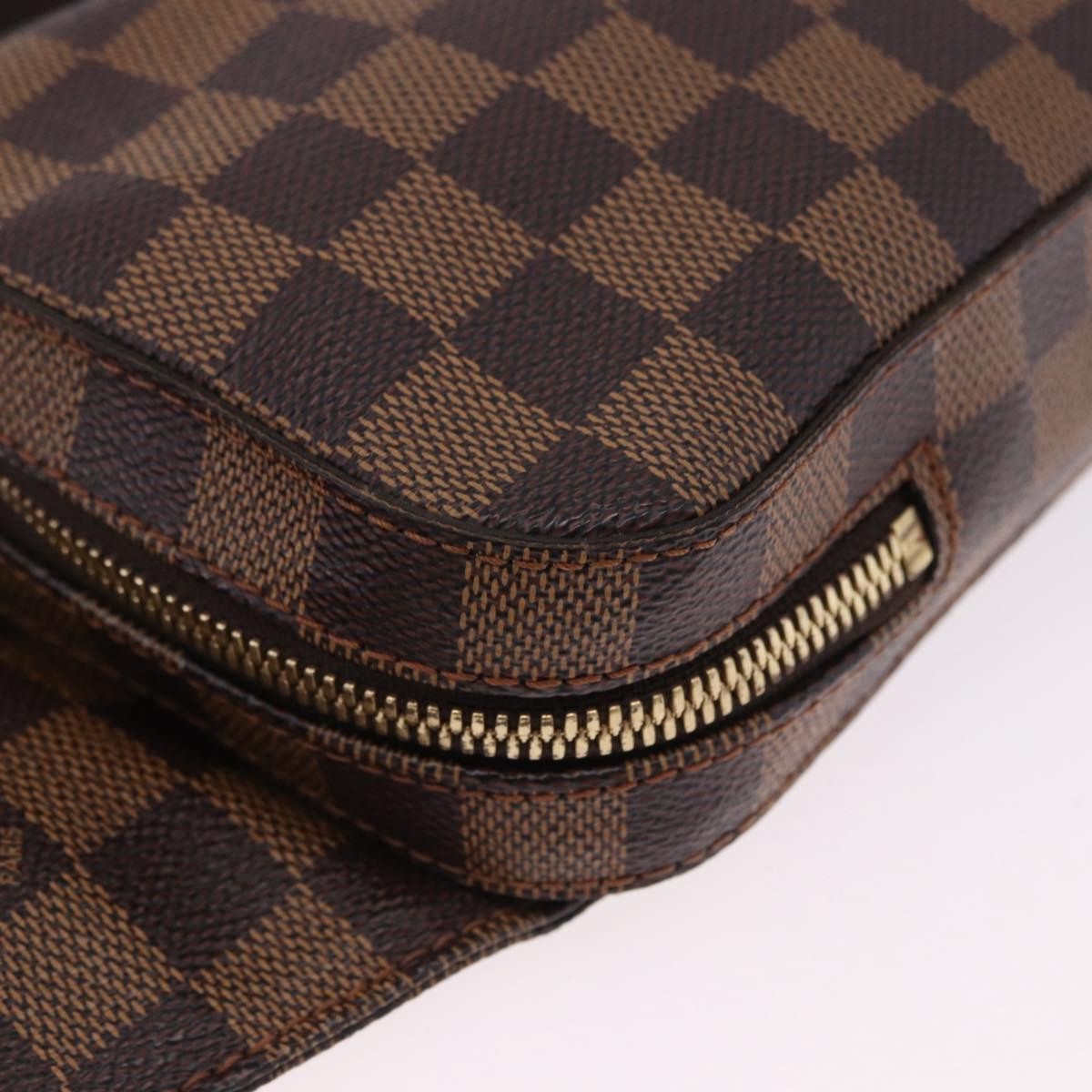 Louis Vuitton Geronimos Damier, Brown, Canvas, Clutch