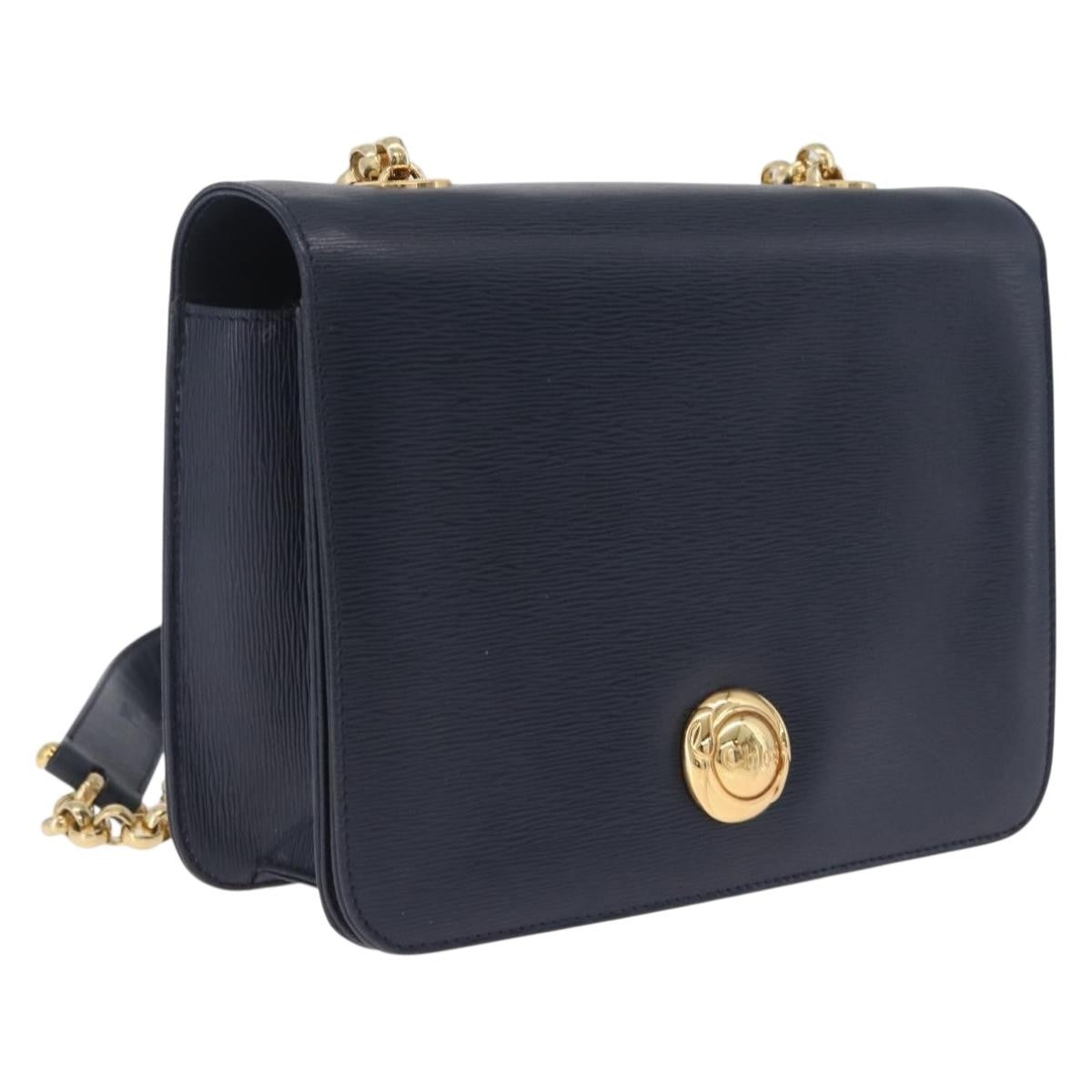 Chloe shoulder bag Leather, Navy, Leather, Shoulder Bag