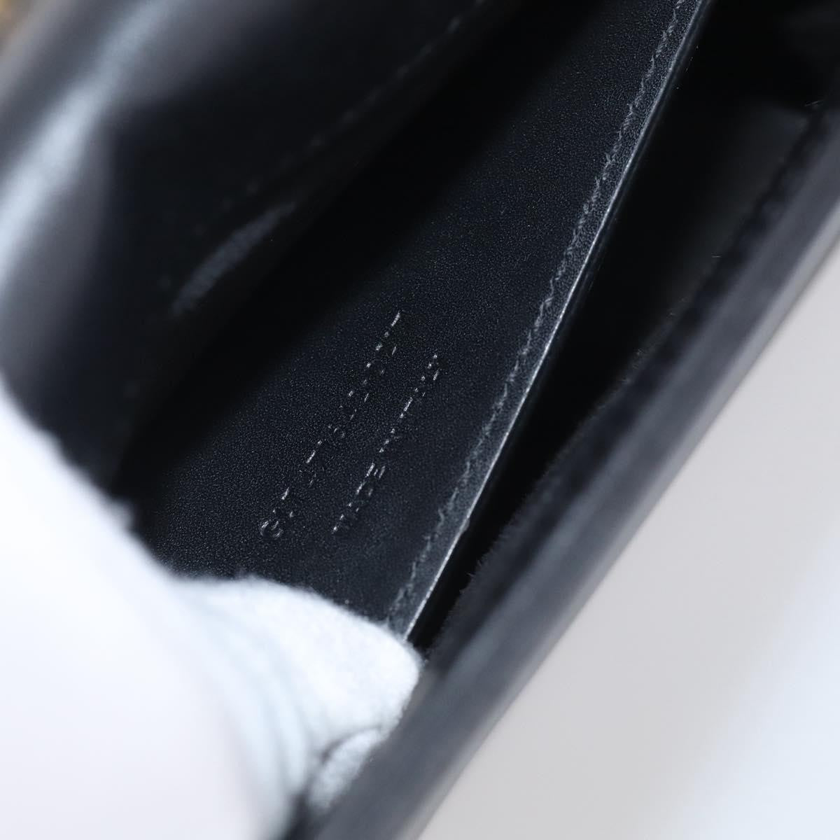 Saint Laurent Classic Monogram Tassel Leather, Black, Leather, Crossbody Bag