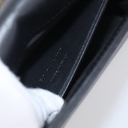 Saint Laurent Classic Monogram Tassel Leather, Black, Leather, Crossbody Bag