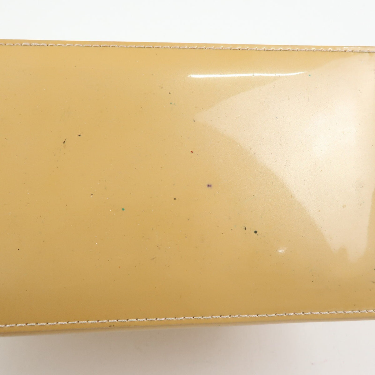 Louis Vuitton Wilshire Monogram Vernis, Beige, Patent Leather, Handbag