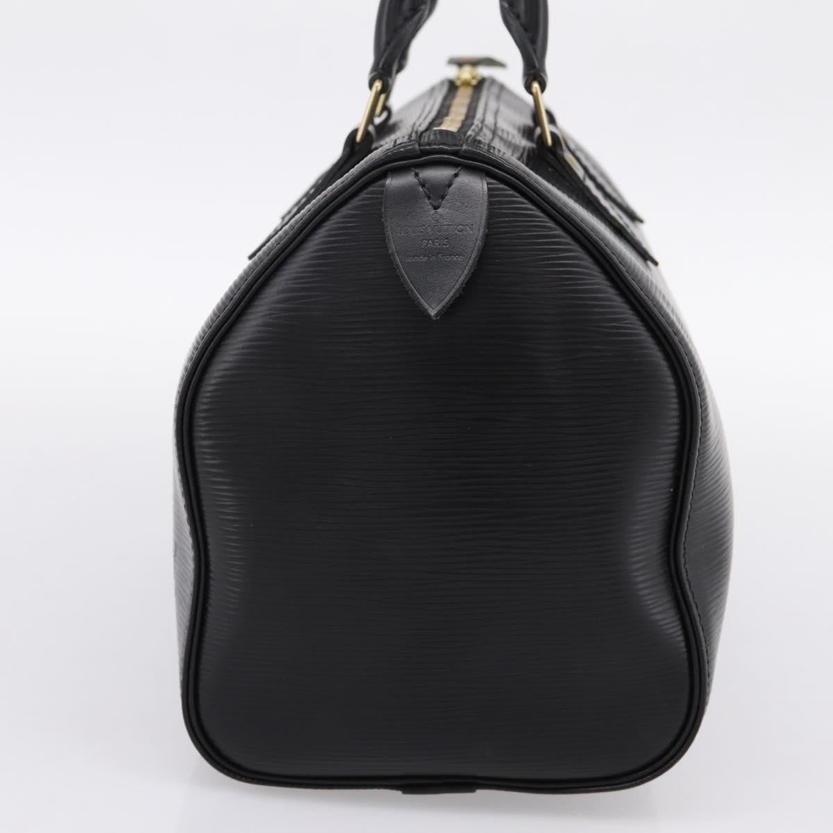 Louis Vuitton Speedy Epi Leather, Black, Leather, Handbag