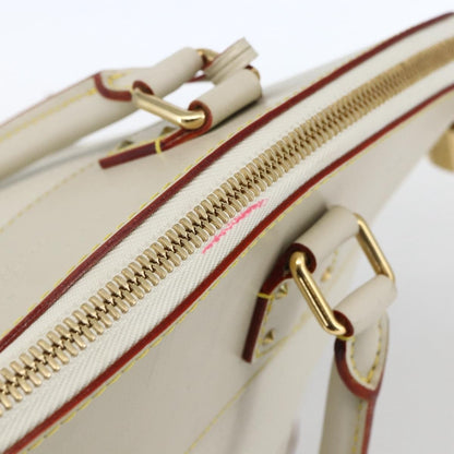 Louis Vuitton Suhali Lockit Leather, White, Leather, Handbag