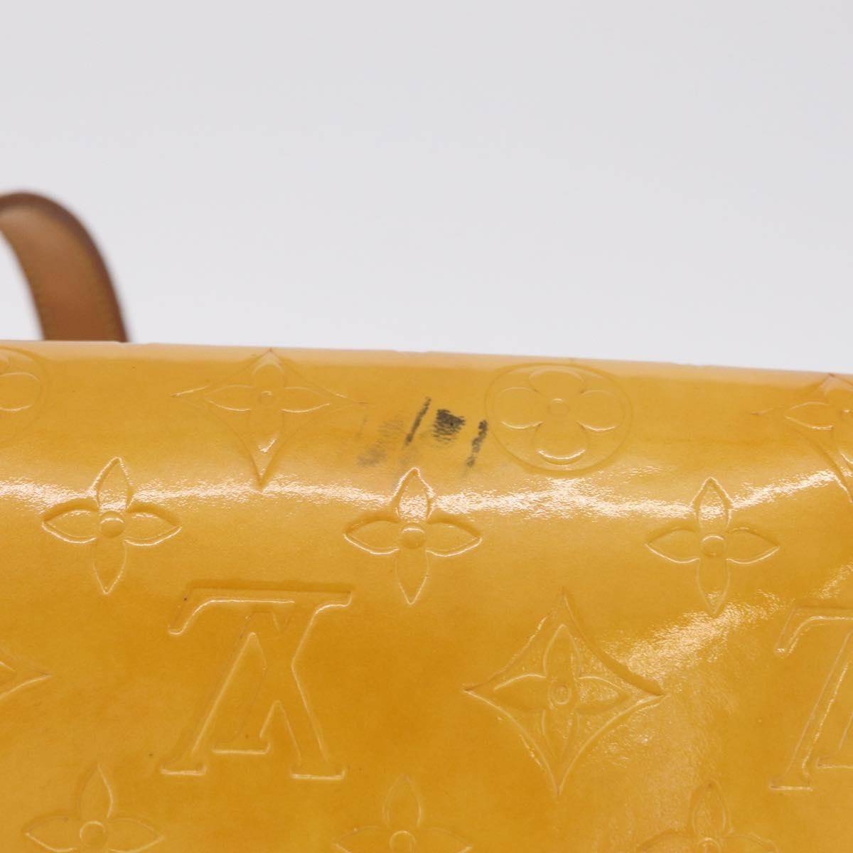 Louis Vuitton Thompson Street Monogram Vernis, Yellow, Patent Leather, Shoulder Bag