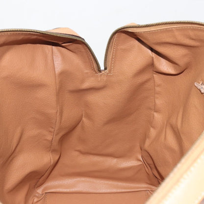 Celine Boston C Macadam Canvas, Brown, Canvas, Handbag
