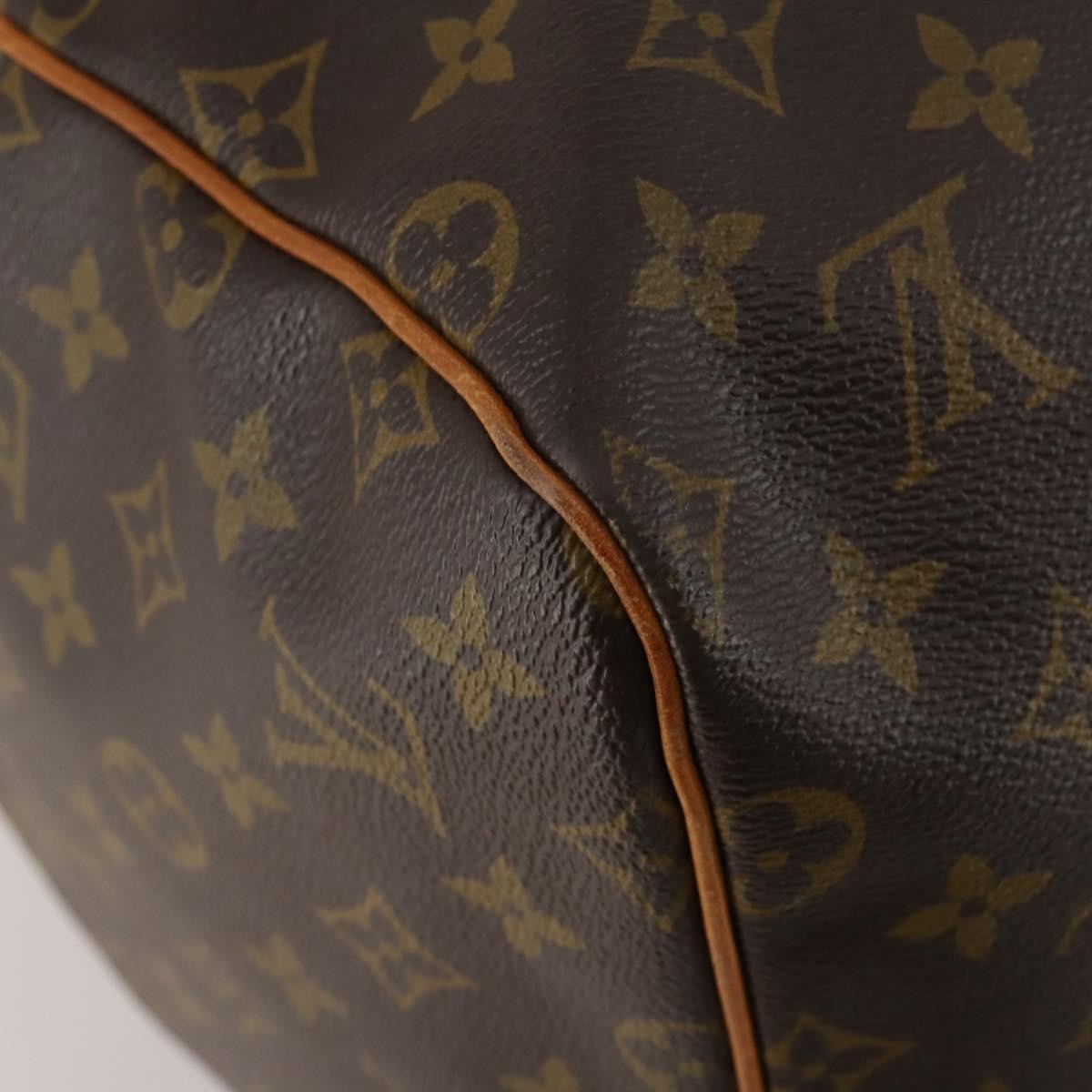 Louis Vuitton Keepall Monogram, Brown, Canvas, Travel Bag