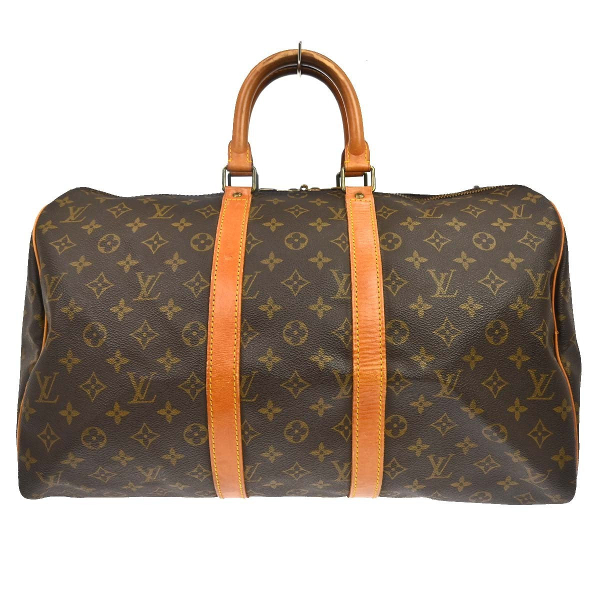 Louis Vuitton Keepall Monogram Canvas, Brown, Canvas, Travel Bag