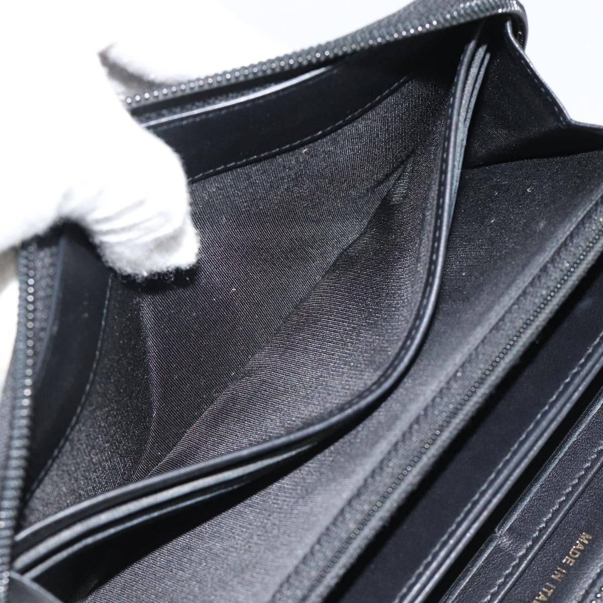 Chanel Boy Zip Around Organizer Quilted Lambskin, Black, Leather, Wallet