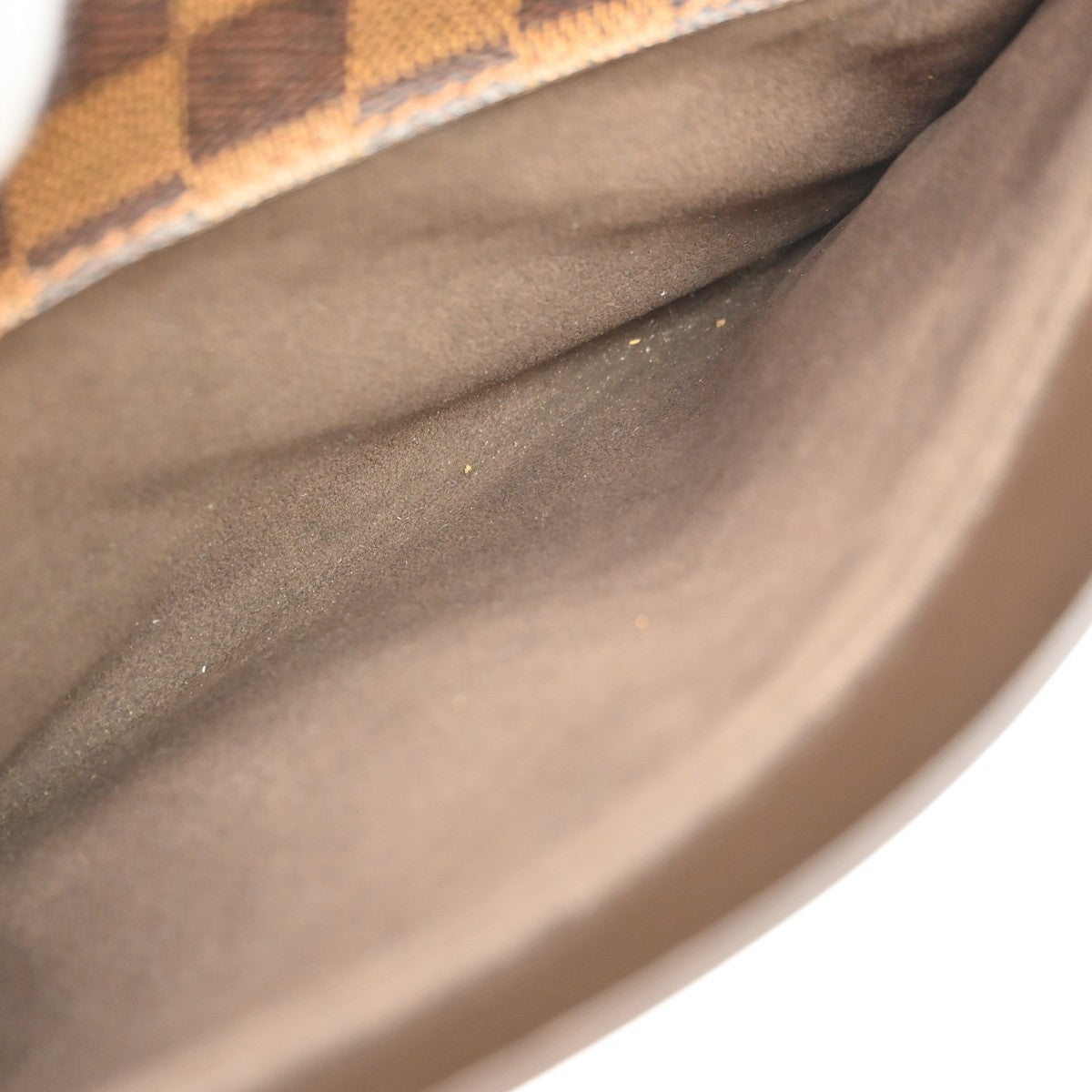 Louis Vuitton Pochette Saint Louis Damier Ebene, Brown, Canvas, Clutch