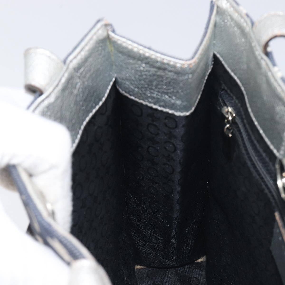 Celine C Macadam Canvas, Navy, Canvas, Handbag