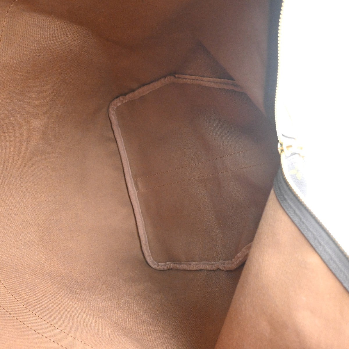 Louis Vuitton Keepall Bandoulière Monogram, Brown, Canvas, Travel Bag