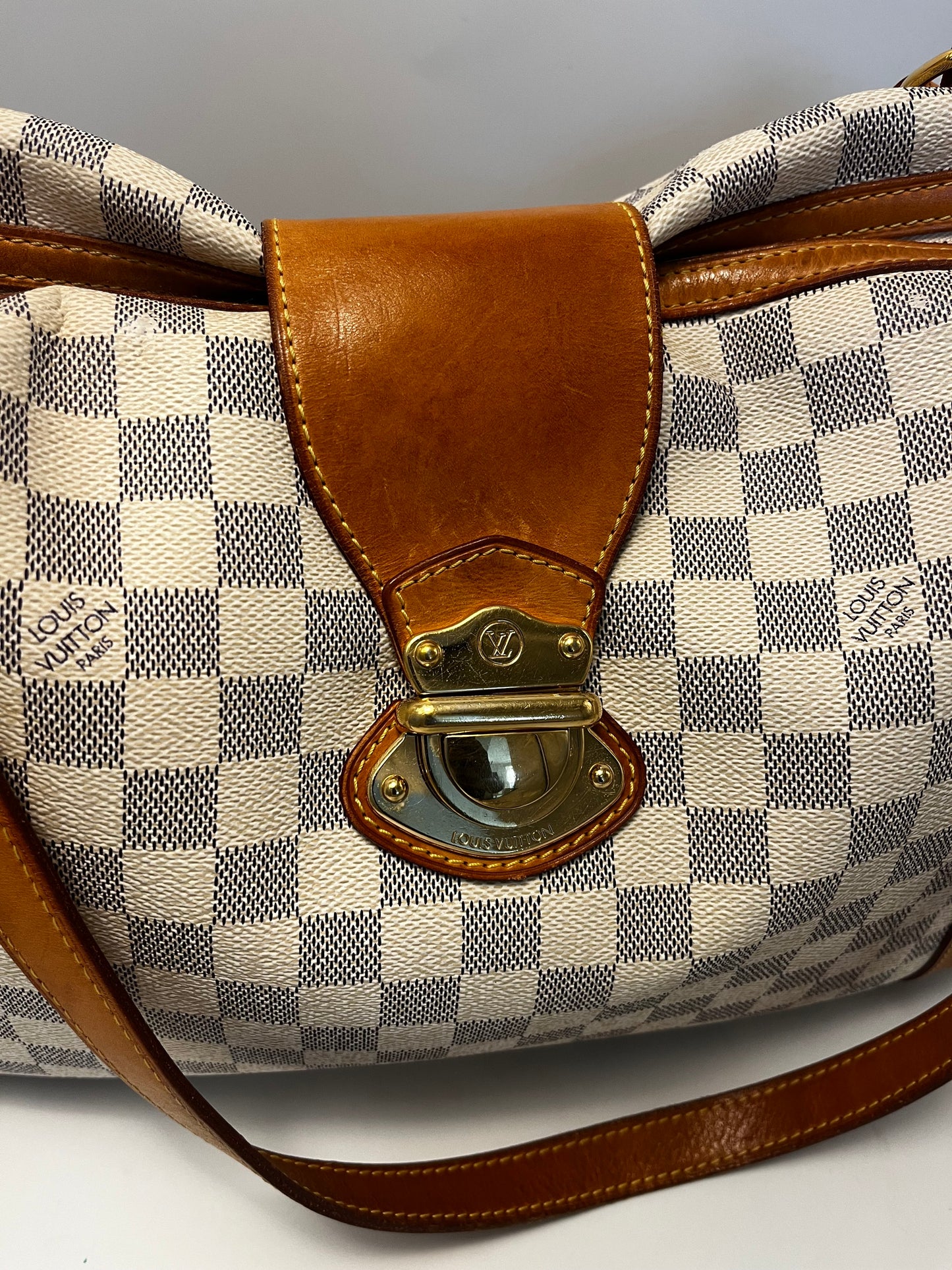 Louis Vuitton Stresa Damier Ebene, Beige, Canvas, Tote Bag