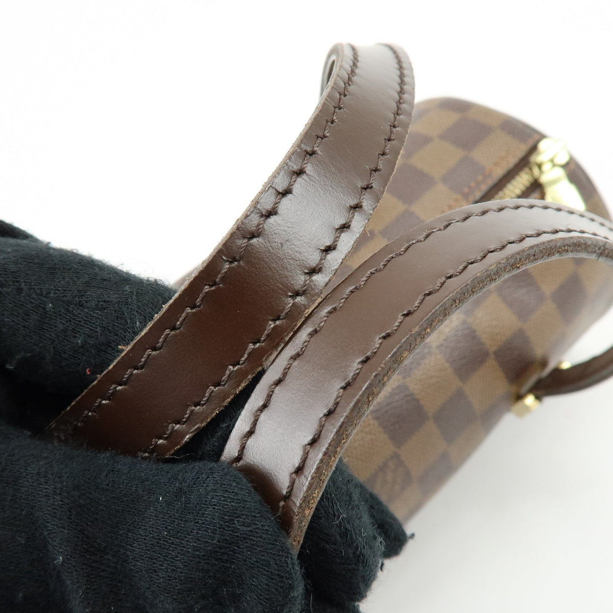 Louis Vuitton Papillon Damier, Brown, Canvas, Handbag