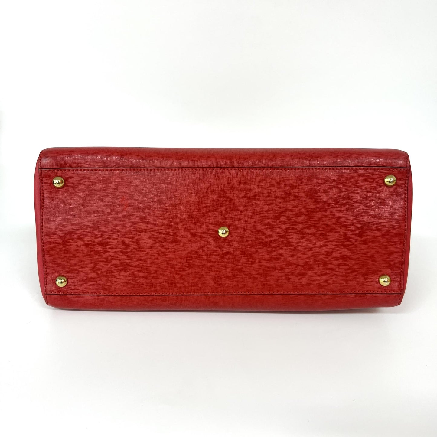 Fendi 2Jours Patent, Red, Leather, Handbag