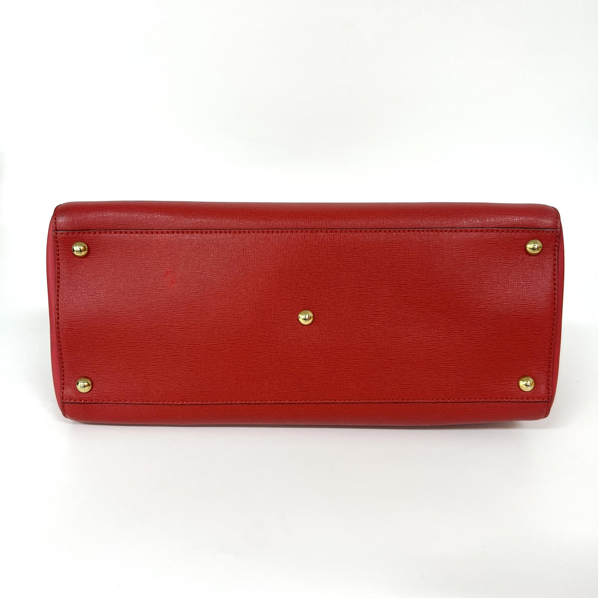 Fendi 2Jours Patent, Red, Leather, Handbag