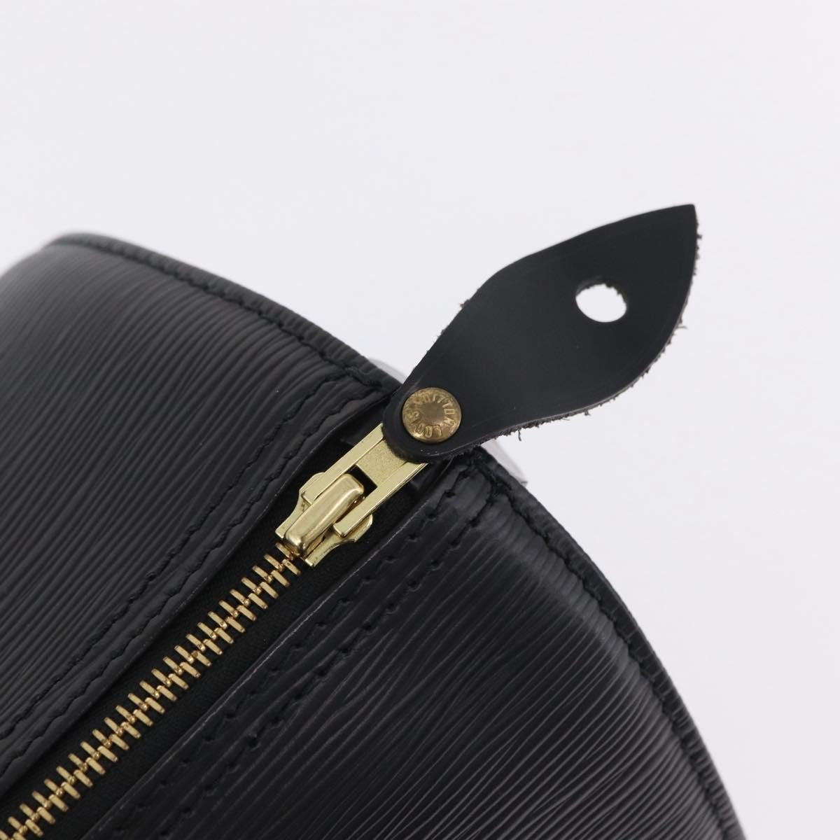 Louis Vuitton Speedy Epi Leather, Black, Leather, Handbag