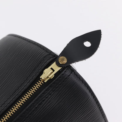 Louis Vuitton Speedy Epi Leather, Black, Leather, Handbag