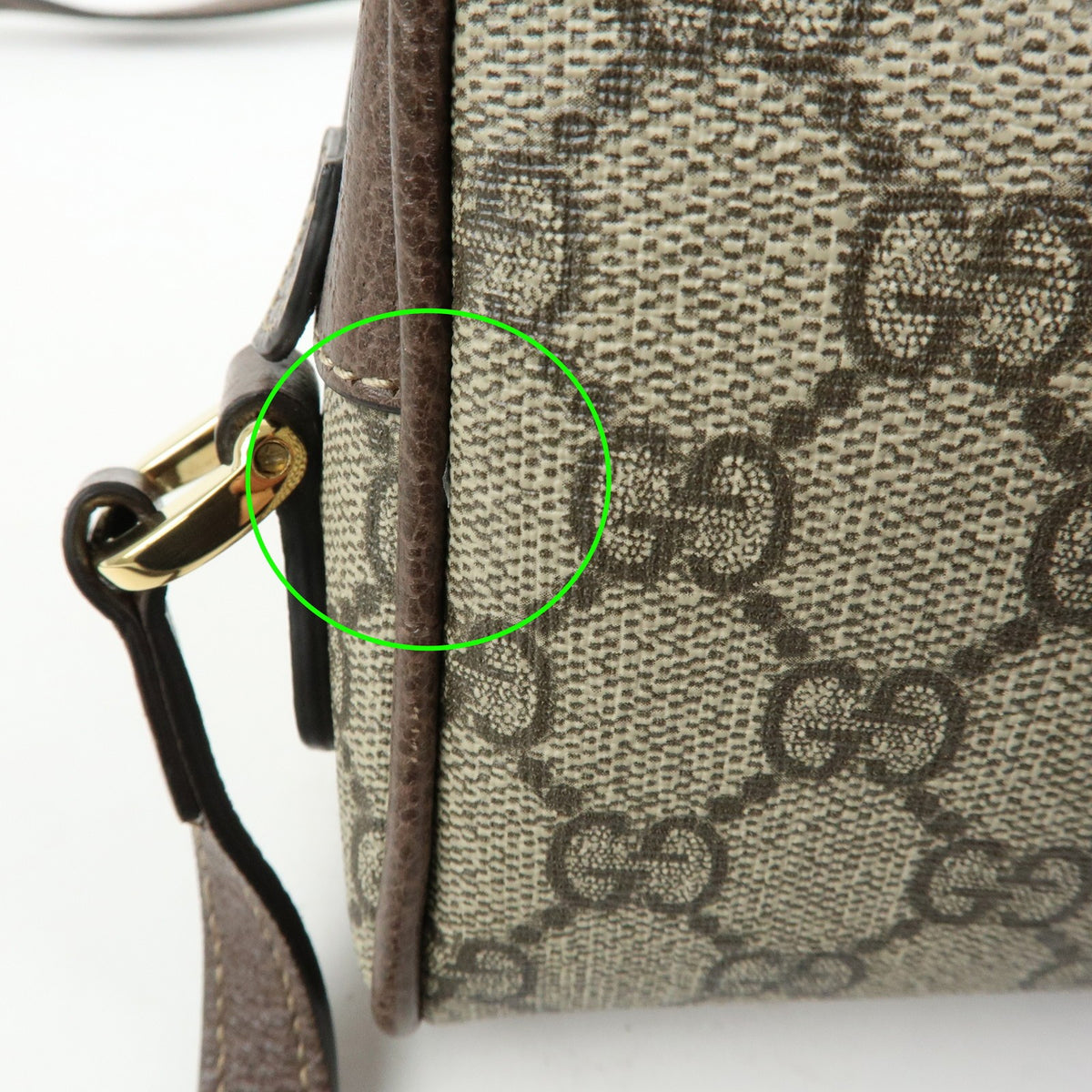 Gucci Ophidia GG Coated Canvas, Beige, Canvas, Shoulder Bag
