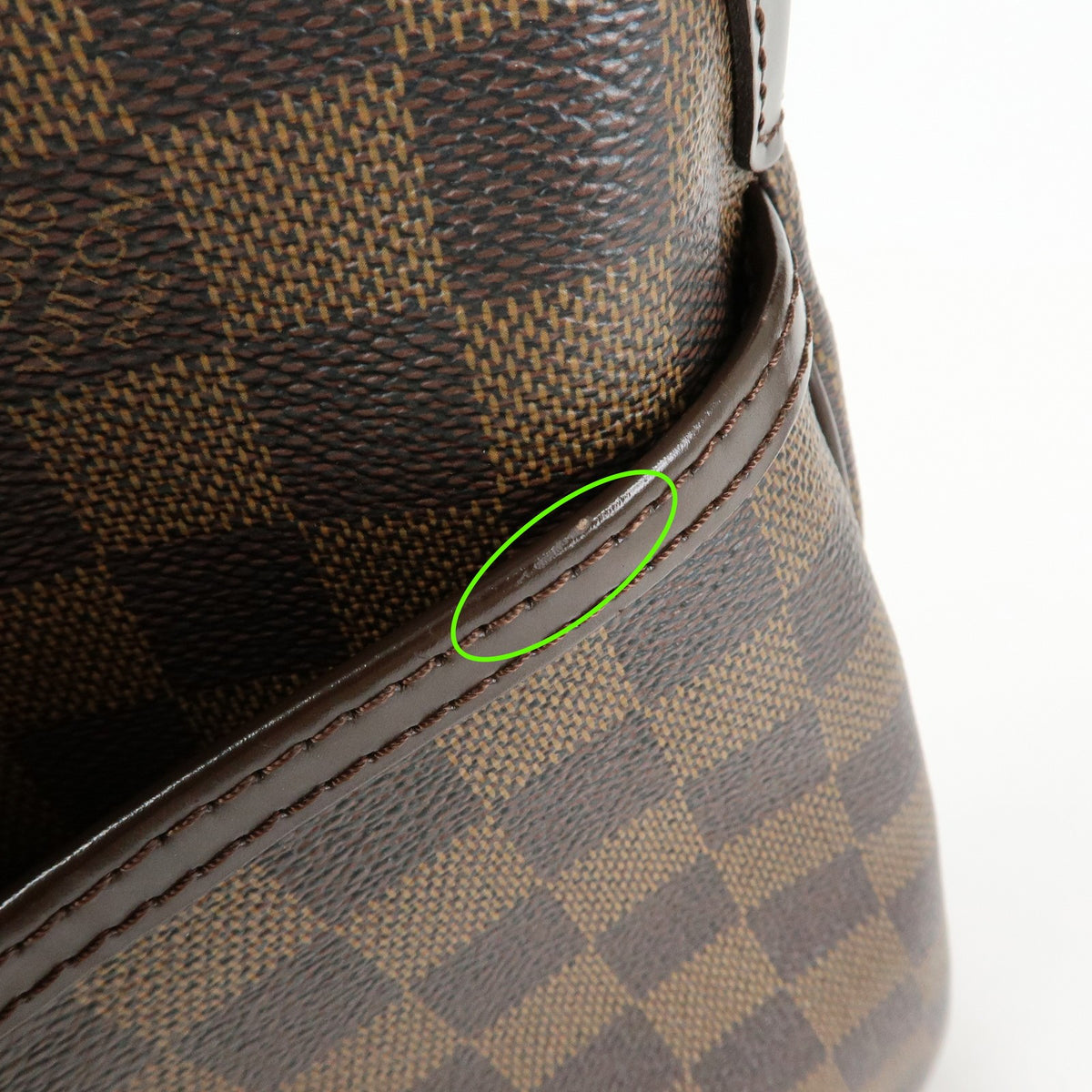 Louis Vuitton Bloomsbury Damier, Brown, Canvas, Shoulder Bag