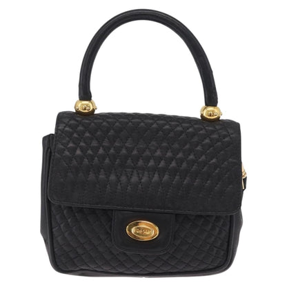 Bally Handbag Leather, Black, Leather, Handbag