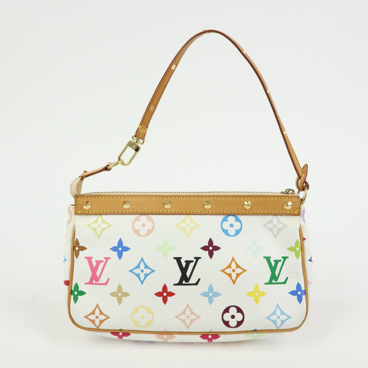 Louis Vuitton Pochette Accessoires Monogram Multicolor, Multicolour, Canvas, Clutch
