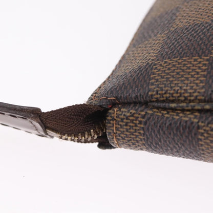 Louis Vuitton Mini pochette accessoires Damier Canvas, Brown, Canvas, Clutch