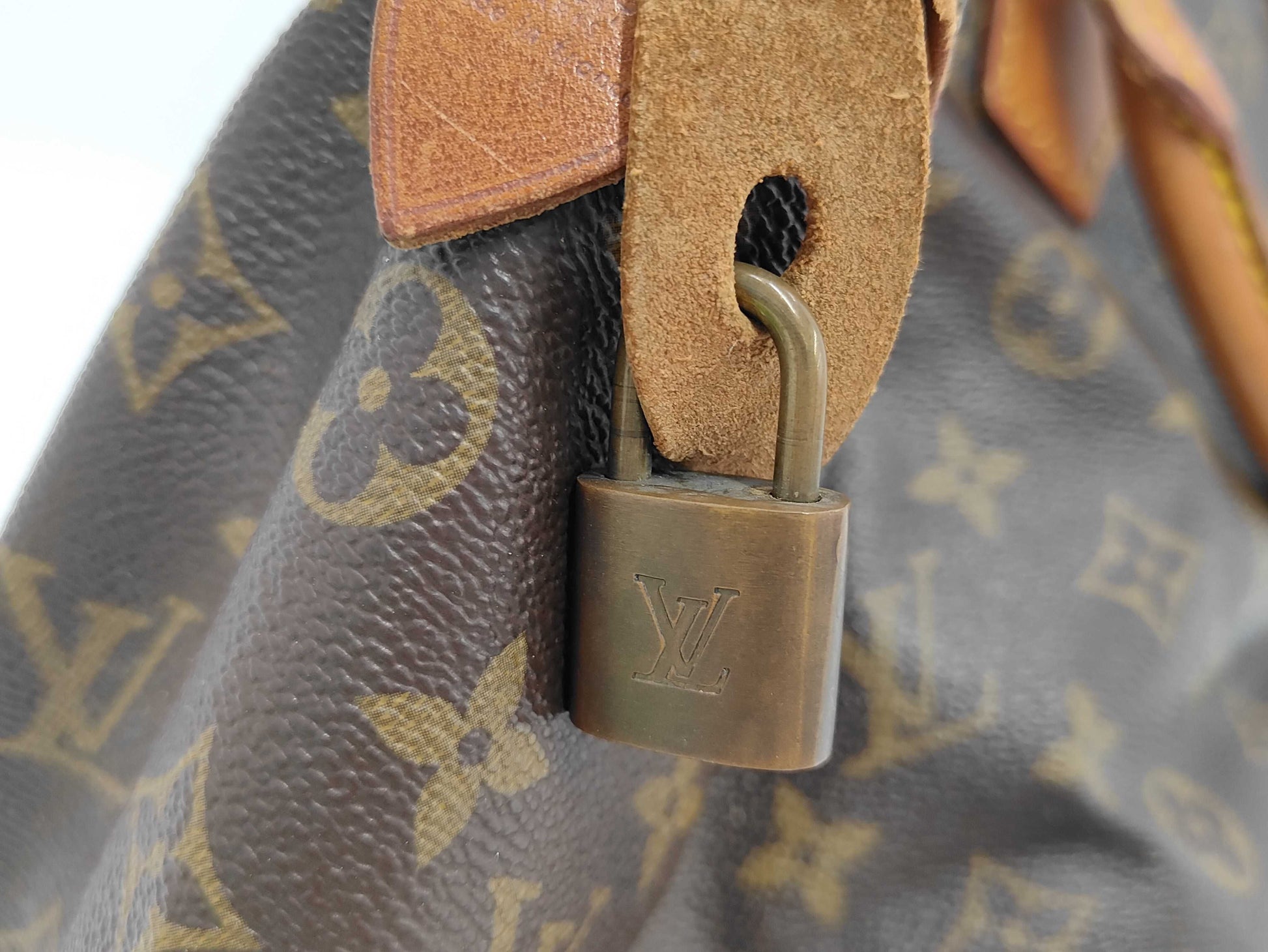 Louis Vuitton Speedy Monogram Canvas, Brown, Canvas, Handbag