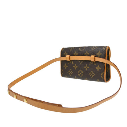 Louis Vuitton Florentine Waist Monogram Canvas, Brown, Canvas, Clutch