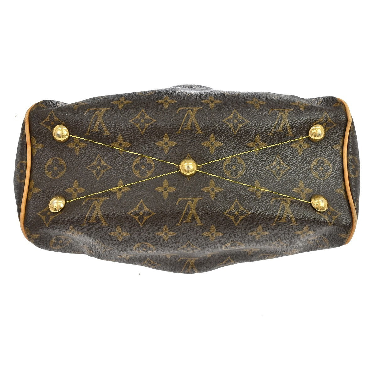 Louis Vuitton Tivoli Monogram, Brown, Canvas, Handbag