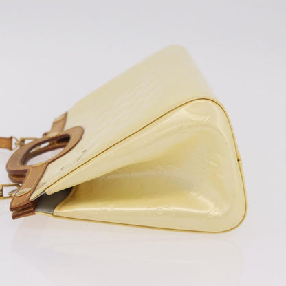 Louis Vuitton Roxbury Drive Monogram Vernis, Beige, Patent Leather, Handbag