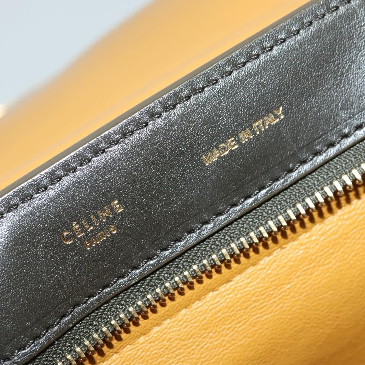 Celine Trapeze Leather with Suede, Multicolour, Leather, Handbag