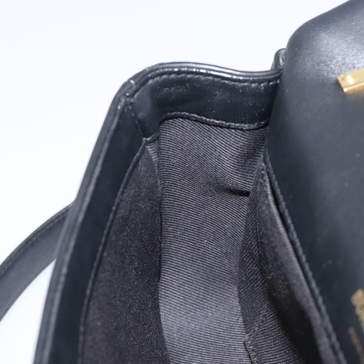 Burberry Lola Wallet on Chain Quilted Leather, Black, Leather, Crossbody Bag