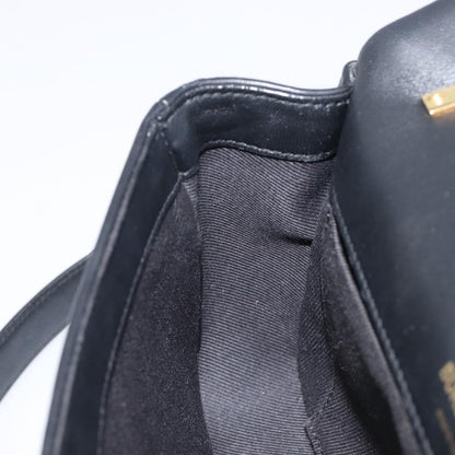 Burberry Lola Wallet on Chain Quilted Leather, Black, Leather, Crossbody Bag